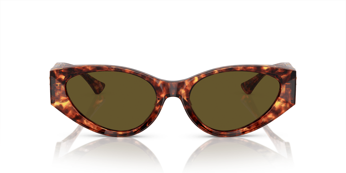 משקפי שמש של ורסאצ'ה הוואנה-חום כהה | Versace VE4454 Havana-Dark Brown