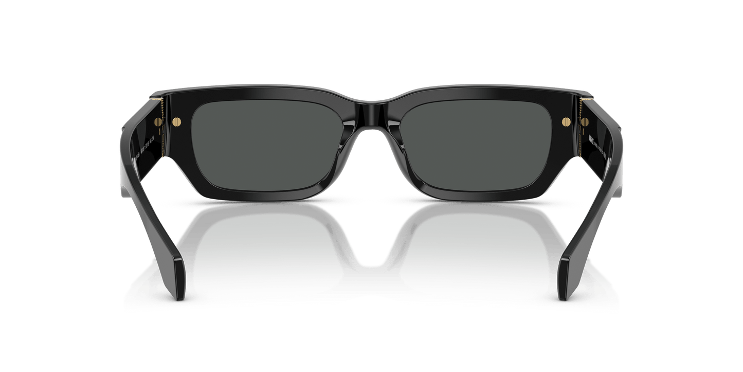 משקפי שמש של ורסאצ'ה שחור-אפור כהה | Versace VE4465 Black-Dark Grey