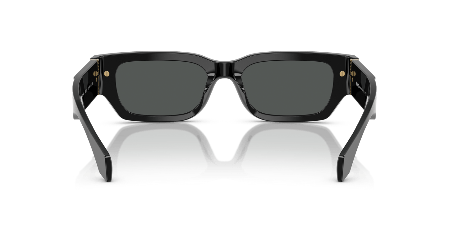 משקפי שמש של ורסאצ'ה שחור-אפור כהה | Versace VE4465 Black-Dark Grey