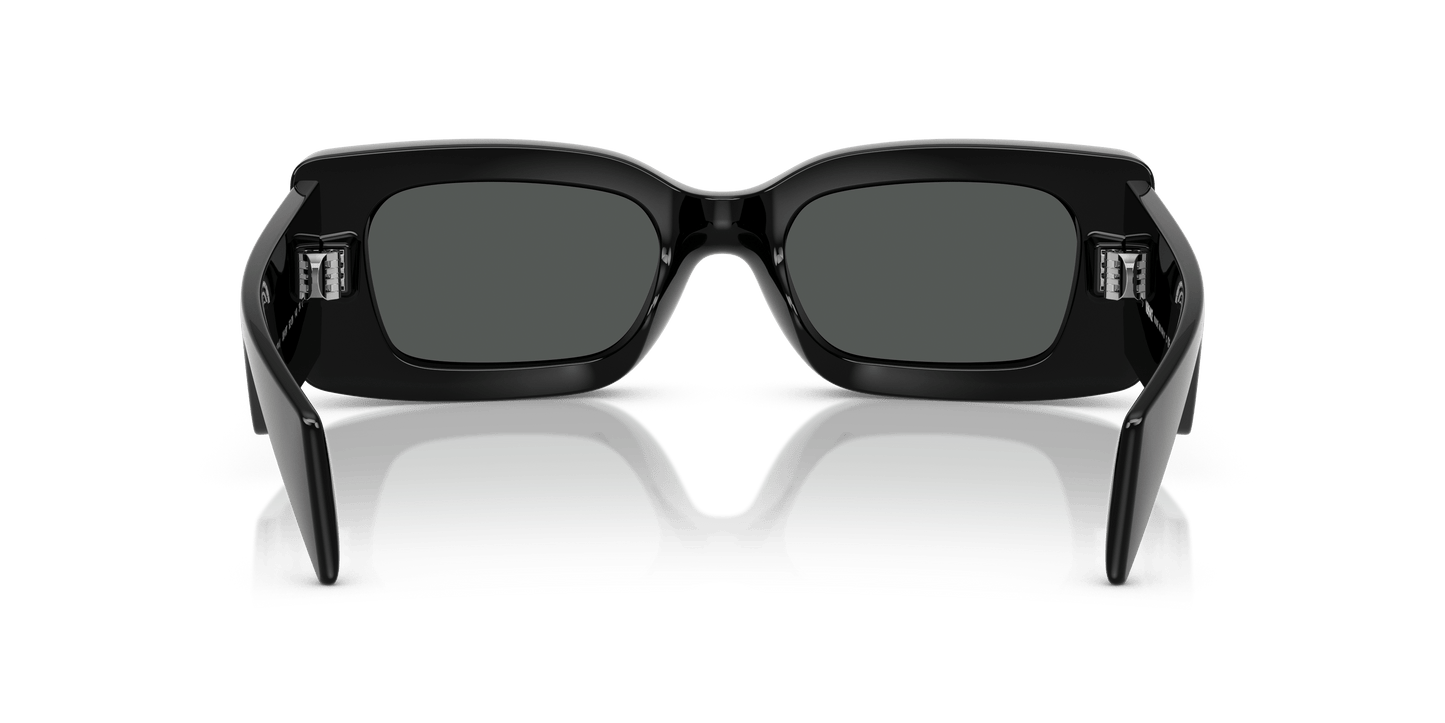 משקפי שמש של ורסאצ'ה שחור-אפור כהה | Versace VE4474U Black-Dark Grey