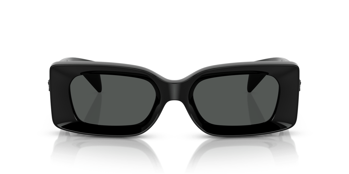 משקפי שמש של ורסאצ'ה שחור-אפור כהה | Versace VE4474U Black-Dark Grey
