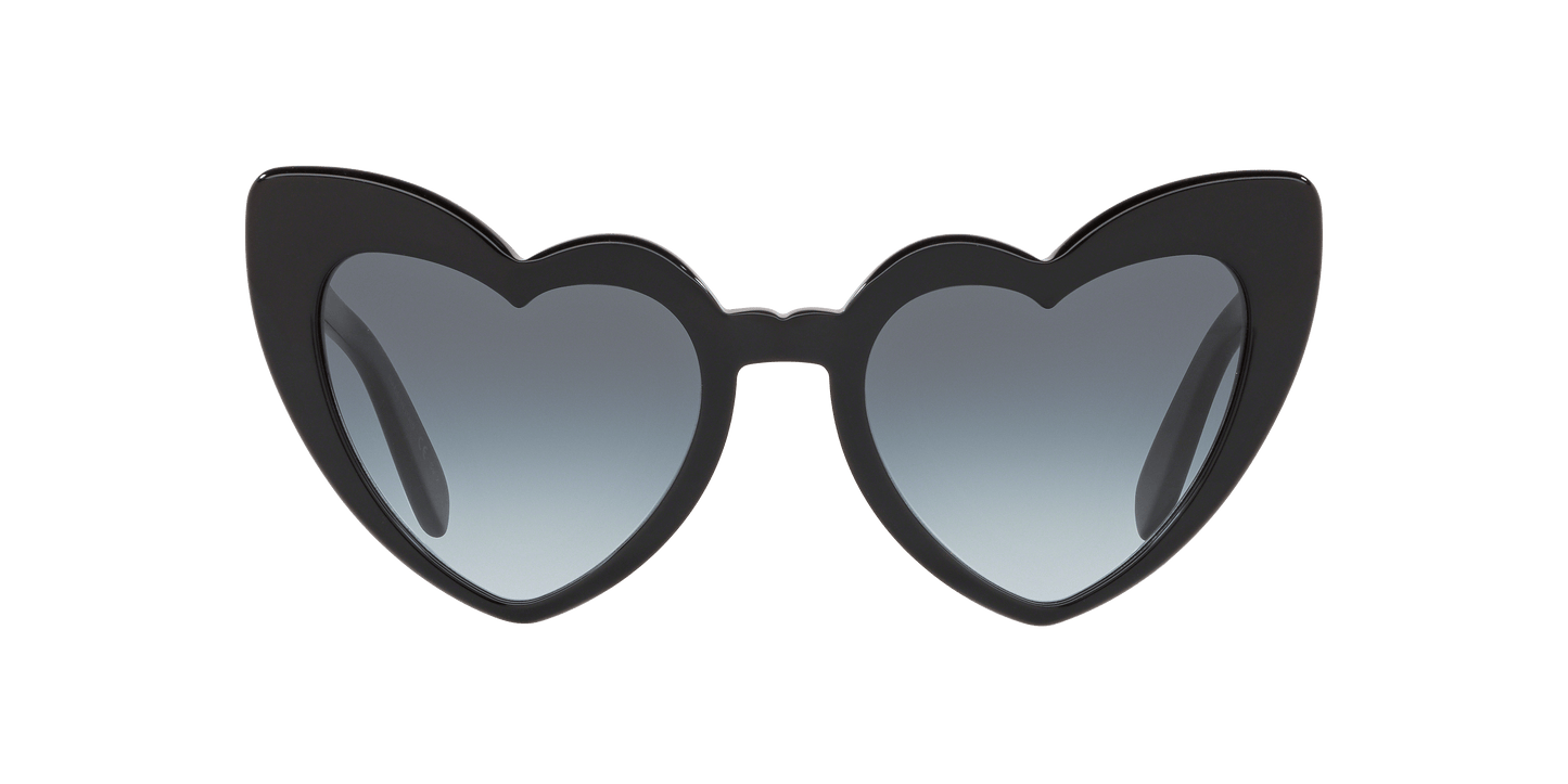 משקפי שמש של סן לורן שחור-אפור | Saint Laurent SL 181 LouLou Black-Grey
