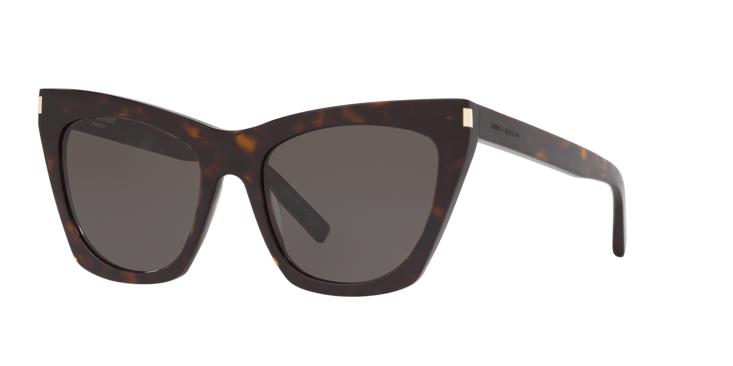 משקפי שמש סן לורן צב-אפור | Saint Laurent SL 214 Kate Tortoise-Grey