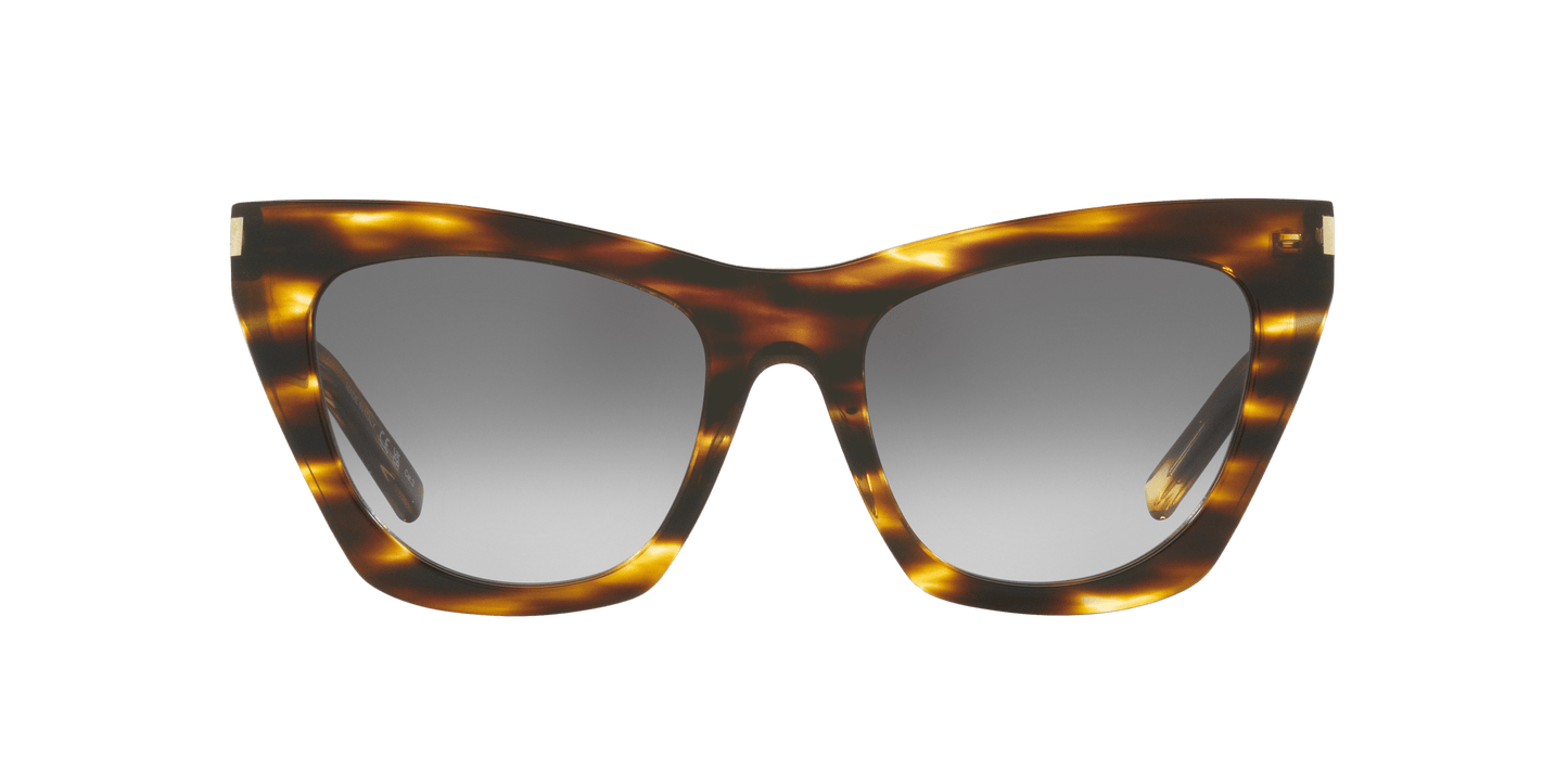משקפי שמש סן לורן צב חום-אפור | Saint Laurent SL 214 Kate Tortoise Brown-Grey
