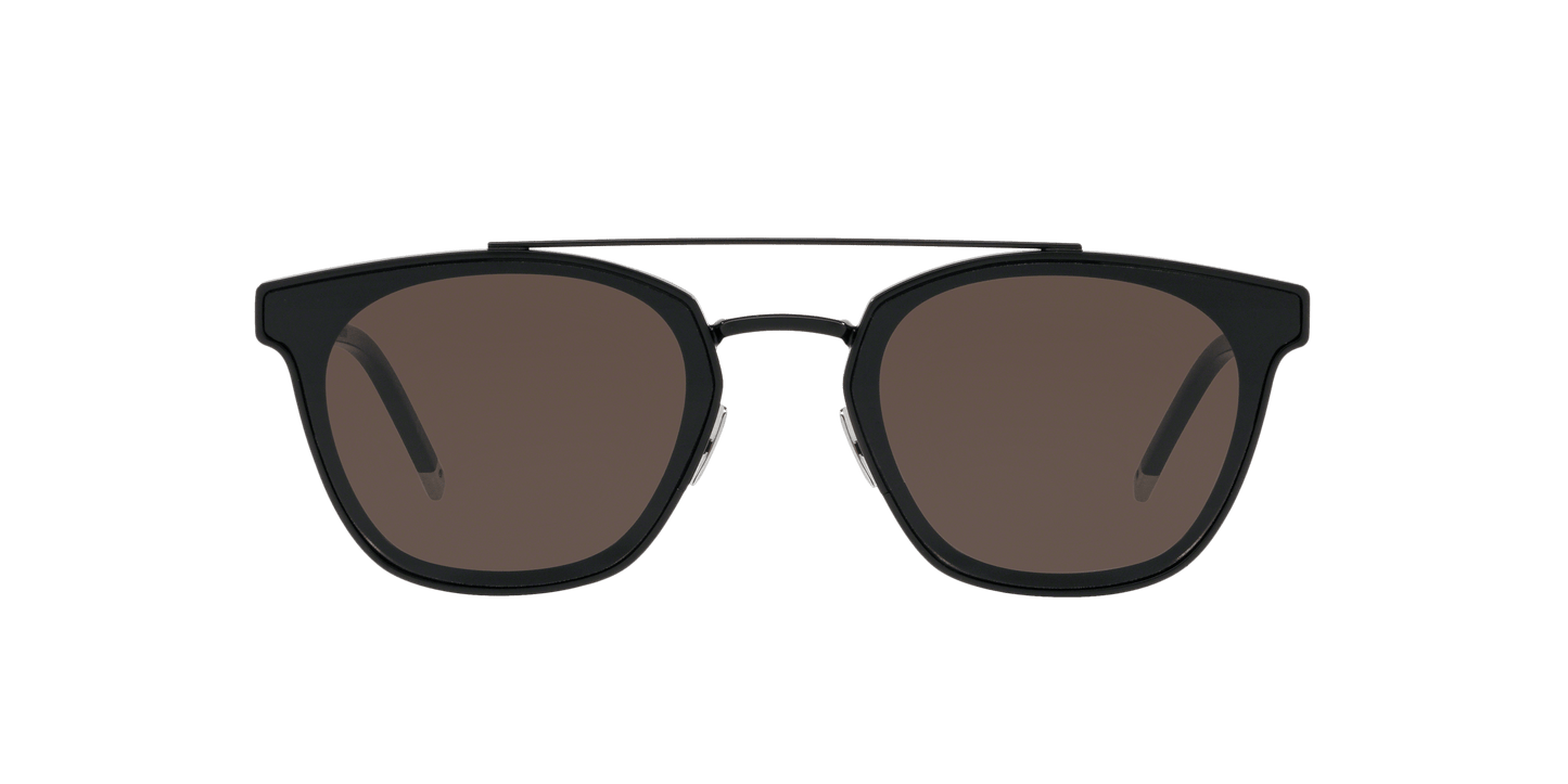 משקפי שמש סן לורן שחור מט-אפור | Saint Laurent SL 28 METAL Black Matte-Grey