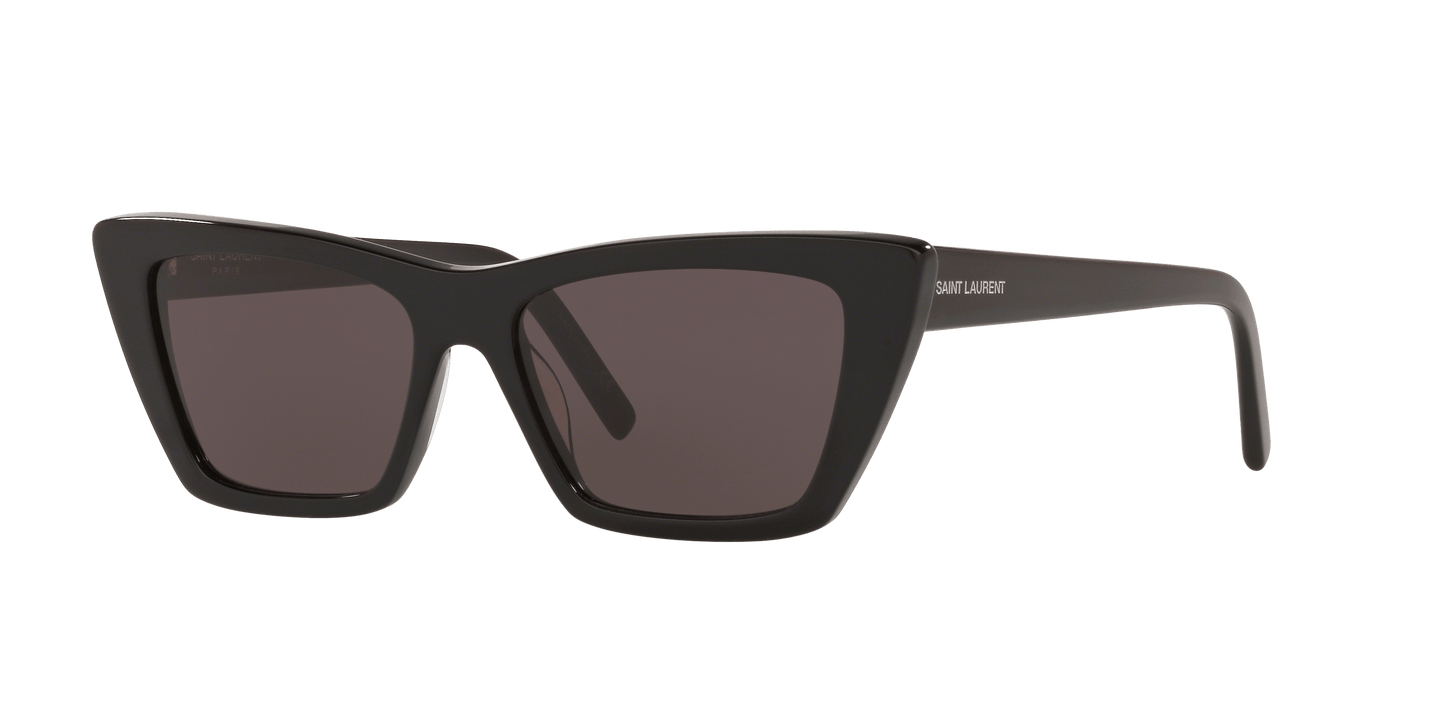משקפי שמש סן לורן שחור מבריק-אפור | Saint Laurent SL 276 Black Shiny-Grey