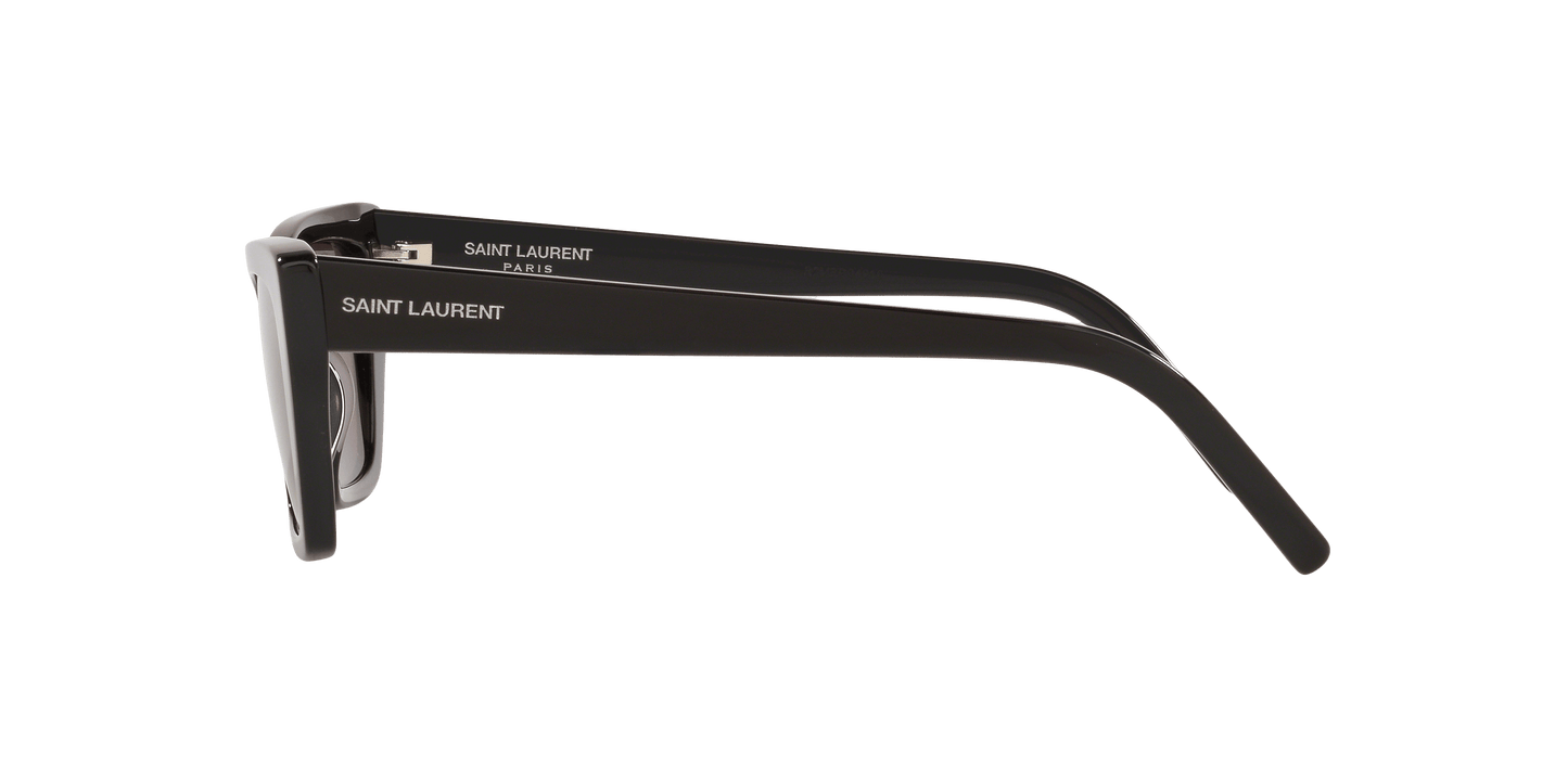 משקפי שמש סן לורן שחור מבריק-אפור | Saint Laurent SL 276 Black Shiny-Grey