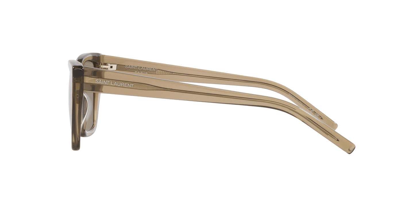 משקפי שמש סן לורן חום מבריק-אפור | Saint Laurent SL 276 Brown Shiny-Grey