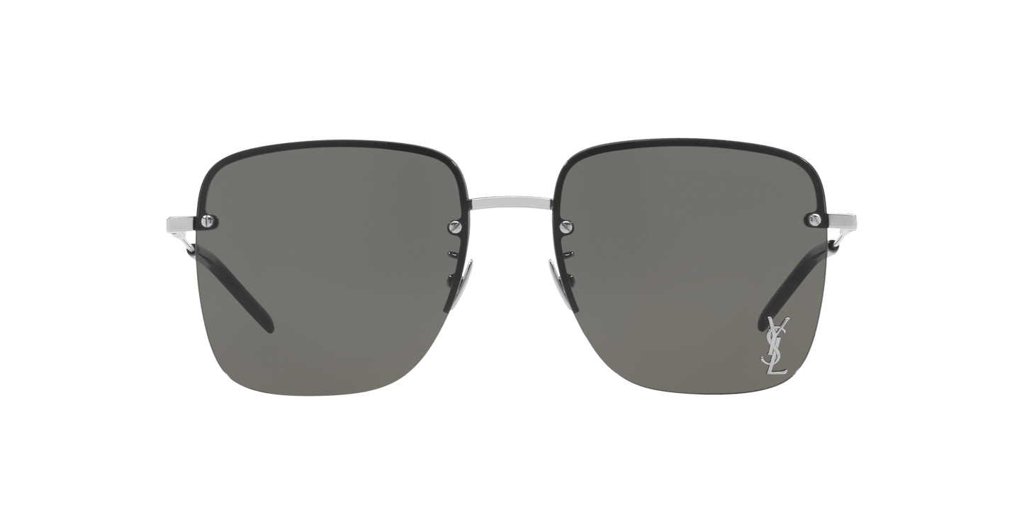 משקפי שמש של סן לורן כסוף-אפור | Saint Laurent SL 312 M Silver-Grey