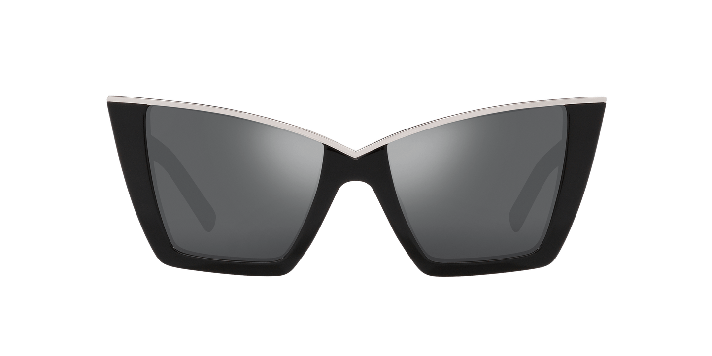 משקפי שמש סן לורן שחור-כסף | Saint Laurent SL 570 Black-Silver