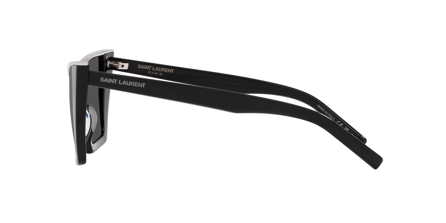 משקפי שמש סן לורן שחור-כסף | Saint Laurent SL 570 Black-Silver