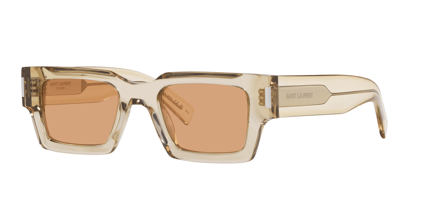 משקפי שמש סן לורן צהוב-חום | Saint Laurent SL 572 Yellow-Brown