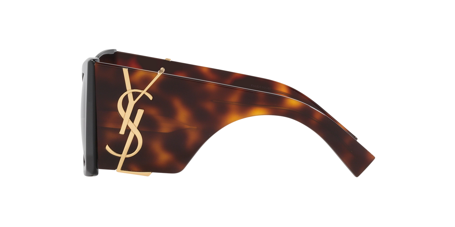 משקפי שמש סן לורן שחור-חום | Saint Laurent SL M119 Blaze Black-Brown