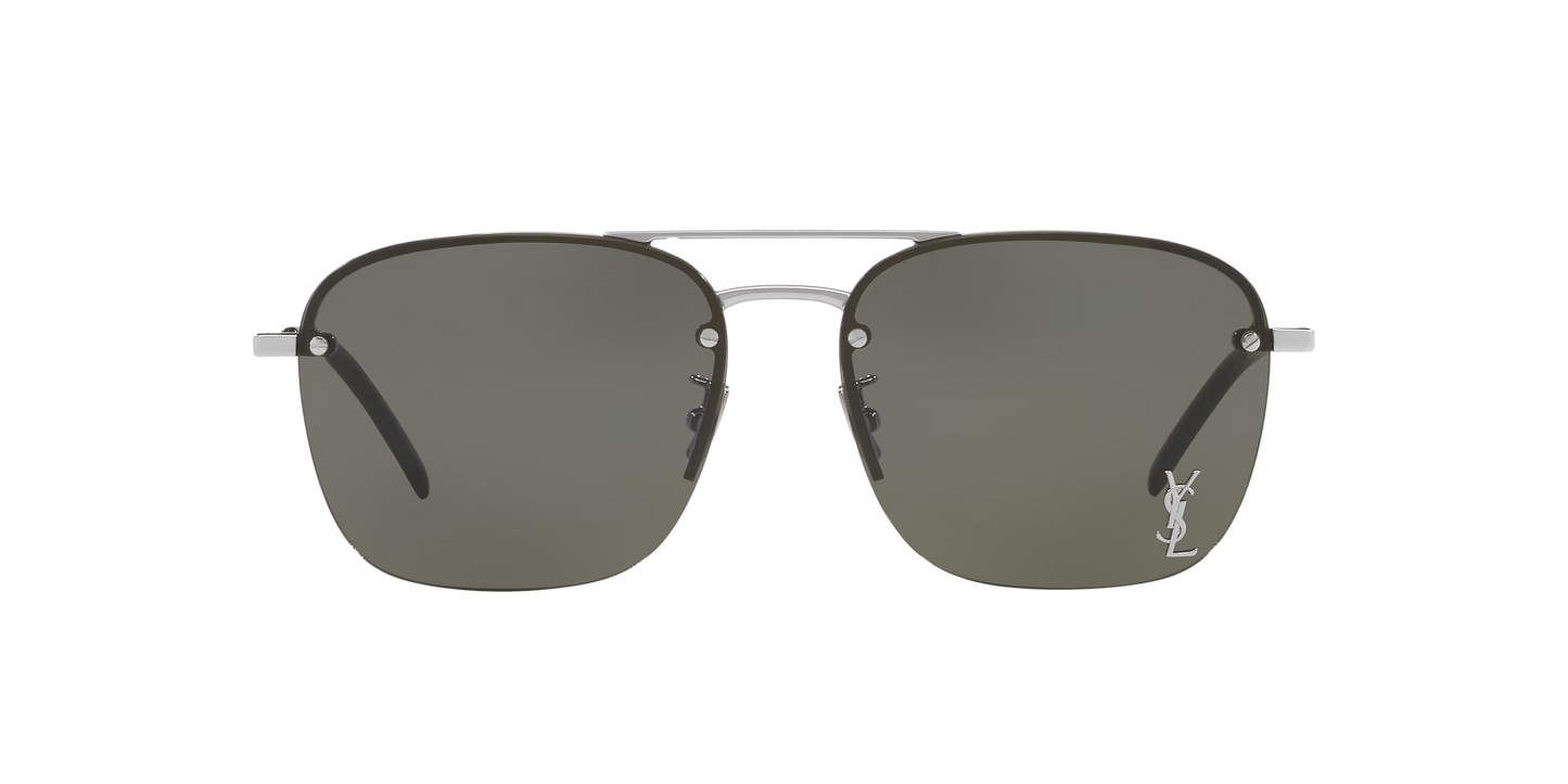 משקפי שמש סן לורן כסף-אפור | Saint Laurent SL 309 M Silver-Grey