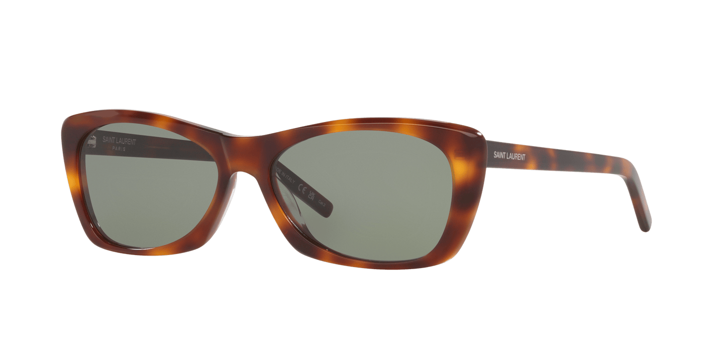 משקפי שמש סן לורן צב-ירוק | Saint Laurent SL 613 Tortoise-Green
