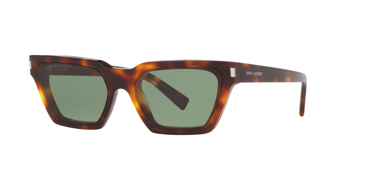 Saint Laurent SL 633 Tortoise-Green Sunglasses