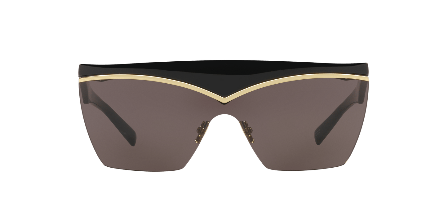 משקפי שמש סן לורן שחורים | Saint Laurent SL 614 Mask Black