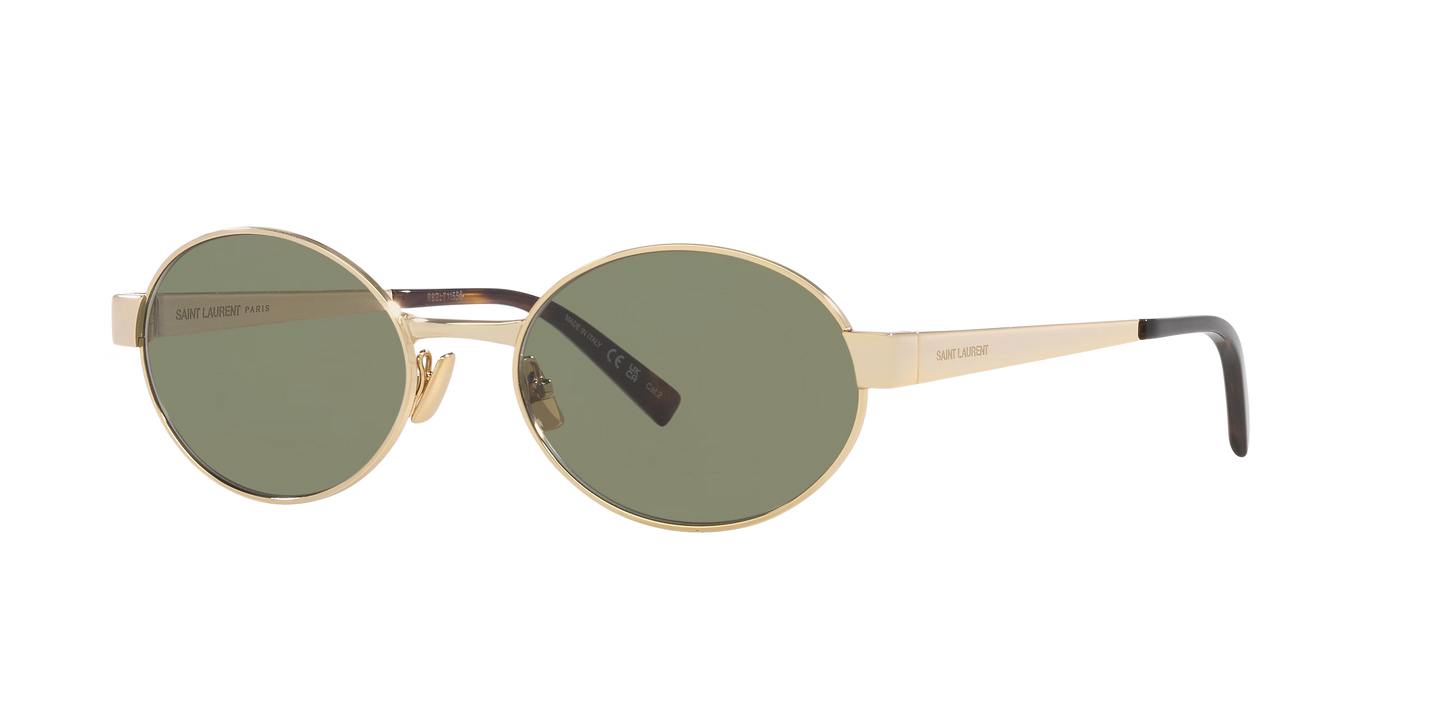 Saint Laurent Sunglasses Gold-Green | Saint Laurent SL 692 Gold-Green