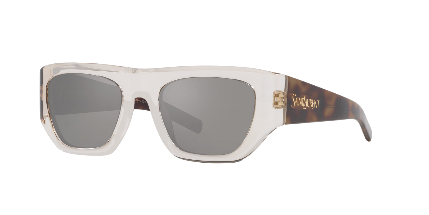 משקפי שמש סן לורן חום-כסף | Saint Laurent SL 740 Brown-Silver