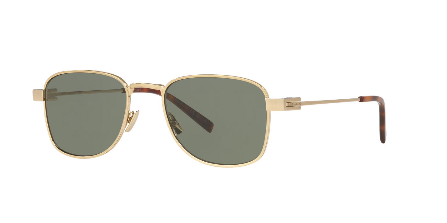 משקפי שמש סן לורן זהב-ירוק | Saint Laurent SL 741 Gold-Green