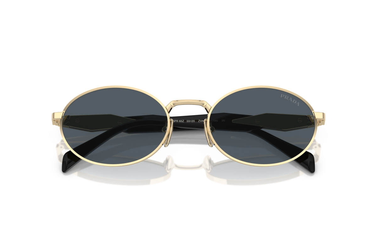 Prada Sunglasses Pale Gold-Dark Gray | Prada PR 65ZS Pale Gold-Dark Gray