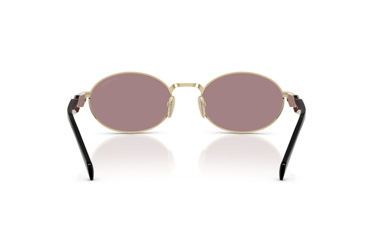 Prada Sunglasses Pale Gold-Light Purple/Brown | Prada PR 65ZS Pale Gold-Light Purple/Brown