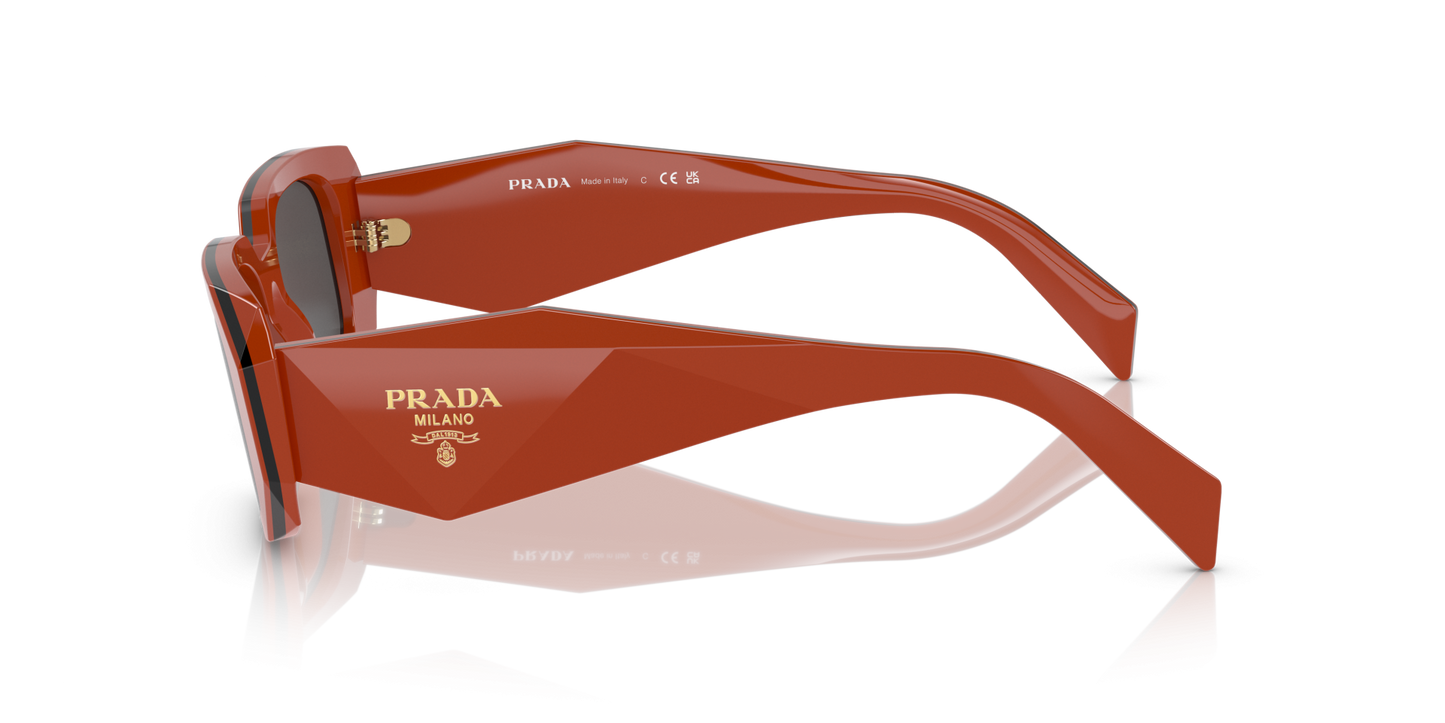 Prada Sunglasses Orange/Black-Dark Grey | PRADA PR 17WS Orange/Black-Dark Grey