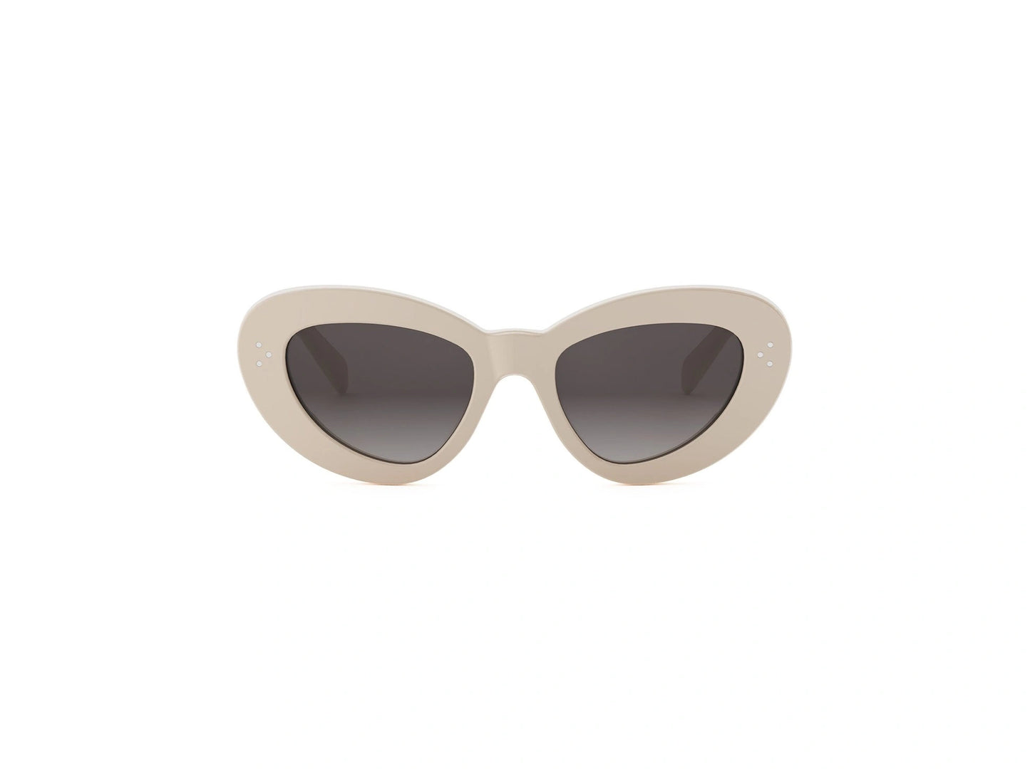 CELINE 3 Dots White Cat Eye Sunglasses CL40320U 25F 52