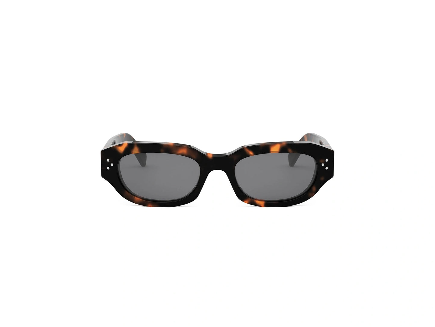 CELINE 3 Dots Havana Geometric Sunglasses CL40314I 52A 54