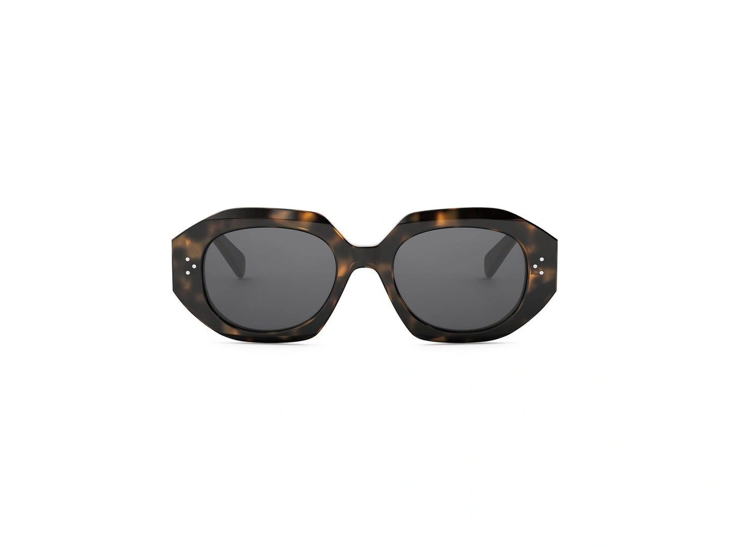 CELINE 3 Dots Havana Geometric Sunglasses CL40319I 53A 52