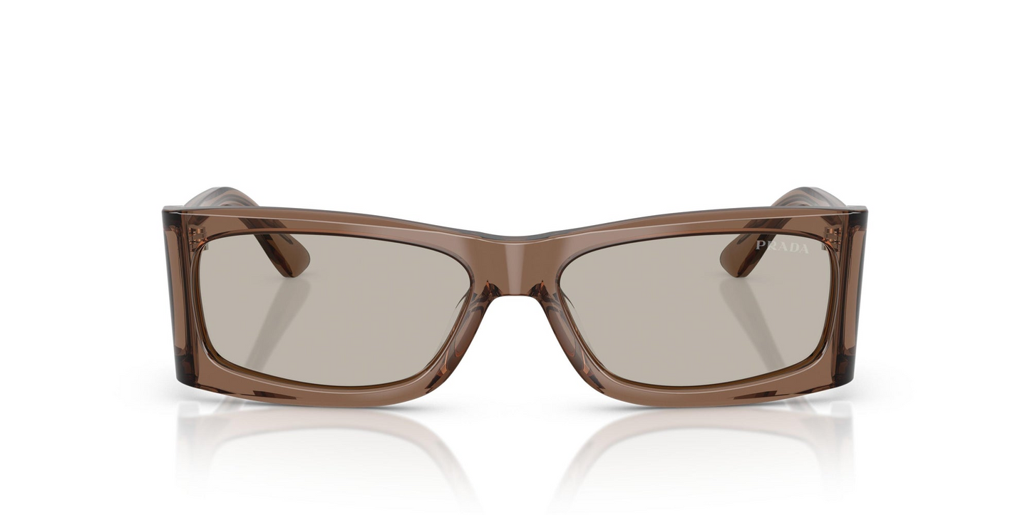 Prada PR B03S 16W5J2 56 - Sunglasses Prada Brown Acetate
