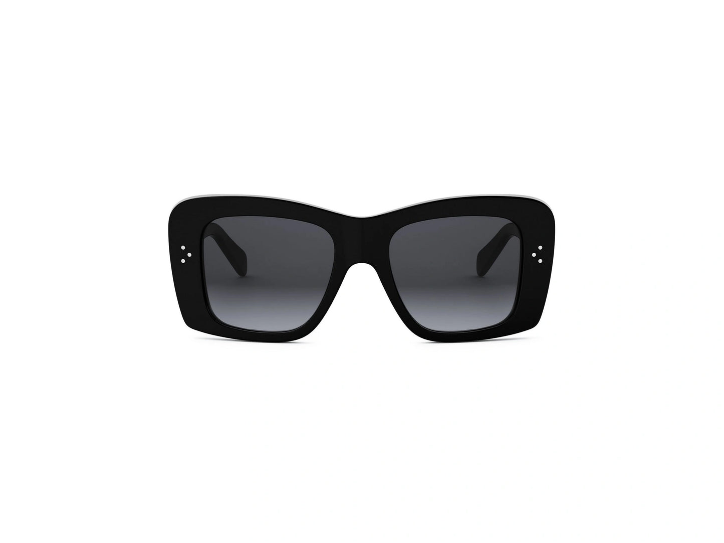 CELINE 3 Dots Black Geometric Sunglasses CL40321I 01B 53