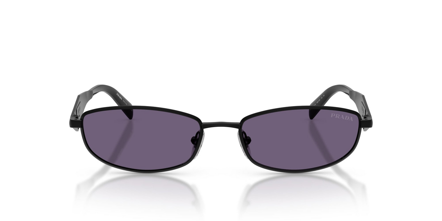 Prada PR D51S 7AB70W 55 - Sunglasses Prada Black Metal