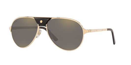 Cartier Sunglasses Gold-Grey | CARTIER CT0034S Gold-Grey