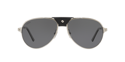 Cartier Gunmetal Black-Grey Polar Sunglasses | CARTIER CT0034S Gunmetal Black-Grey Polar