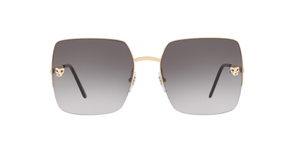 Cartier Sunglasses Gold-Grey Grad | CARTIER CT0121S Gold-Grey Grad