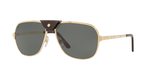 משקפי שמש קרטייה זהב-ירוק | CARTIER CT0165S Gold-Green
