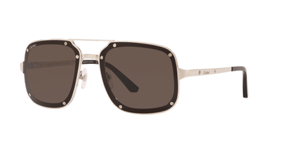 Cartier Sunglasses Platinum Shiny-Grey | CARTIER CT0194S Platinum Shiny-Grey
