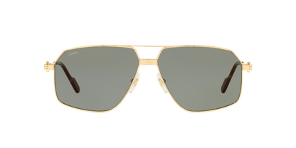 Cartier Sunglasses Gold-Green | CARTIER CT0270S Gold-Green