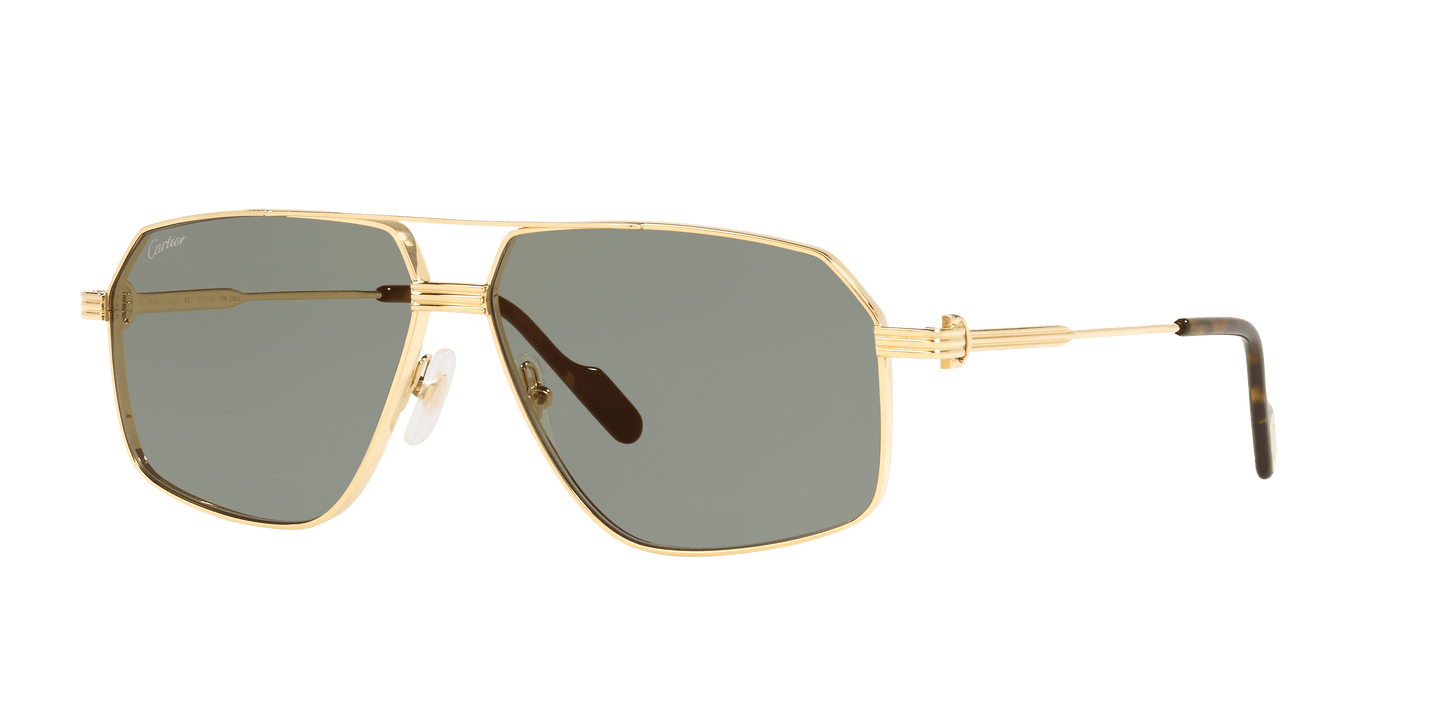 Cartier Sunglasses Gold-Green | CARTIER CT0270S Gold-Green