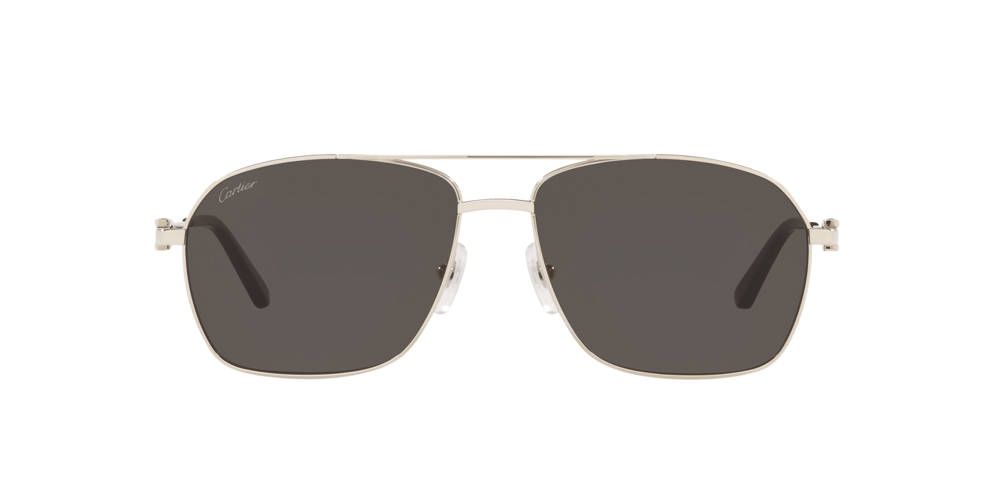 משקפי שמש קרטייה כסף-אפור | CARTIER CT0306S Silver-Grey