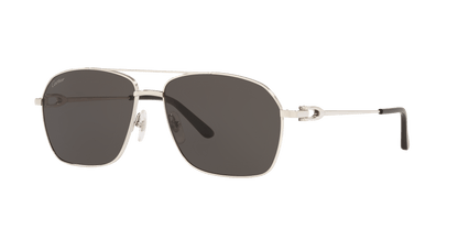 משקפי שמש קרטייה כסף-אפור | CARTIER CT0306S Silver-Grey