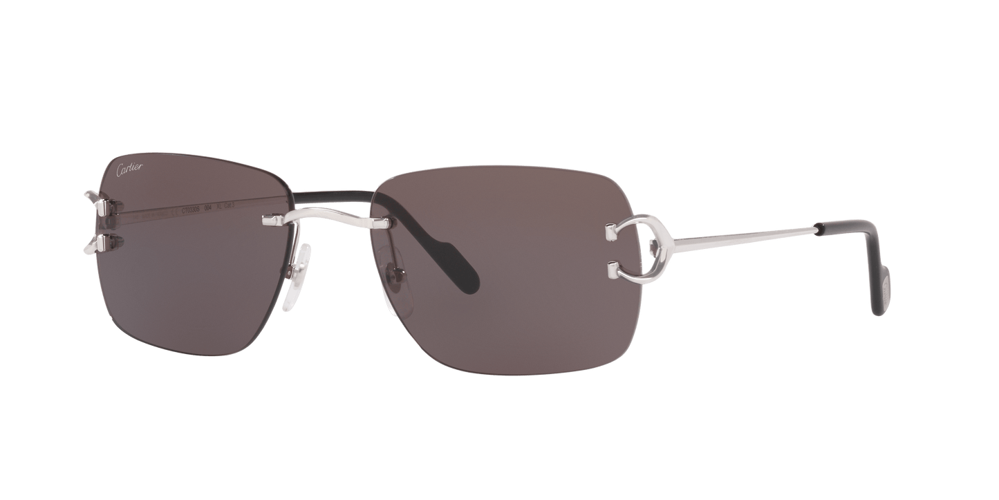 Cartier Silver Sunglasses | CARTIER CT0330S Silver