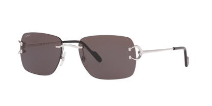 Cartier Silver Sunglasses | CARTIER CT0330S Silver