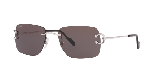 Cartier Silver Sunglasses | CARTIER CT0330S Silver