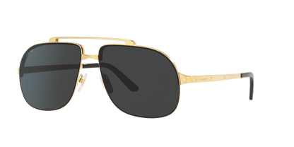 משקפי שמש קרטייה זהב מבריק-אפור | CARTIER CT0353S Gold Shiny-Grey