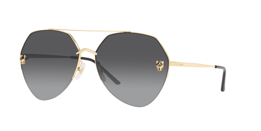 משקפי שמש קרטייה זהב-אפור | CARTIER CT0355S Gold-Grey