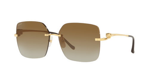 Cartier sunglasses in gold-brown color | CARTIER CT0359S Gold-Brown