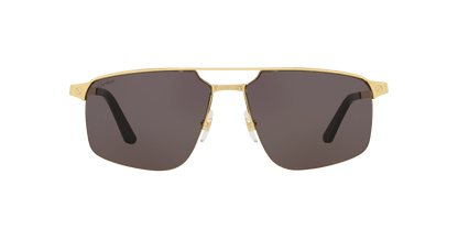 Cartier Sunglasses Gold-Grey | CARTIER CT0385S-001 Gold-Grey