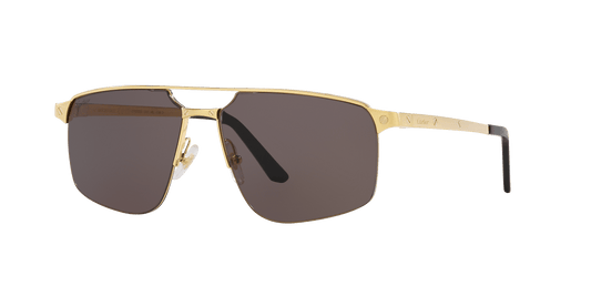 משקפי שמש קרטייה זהב-אפור | CARTIER CT0385S-001 Gold-Grey